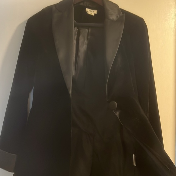 Velour Blazer Size Extra Small - Picture 3 of 5